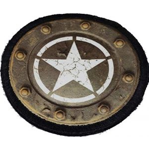 RedheadedTshirts Airsoft Morale Patch 1 WII USA Star Morale Patch. Perfect for Your Tactical Military Army Gear, Backpack, Operator Baseball Cap, Plate Carrier or Vest. 2x3" Hook Patch. Made in The USA