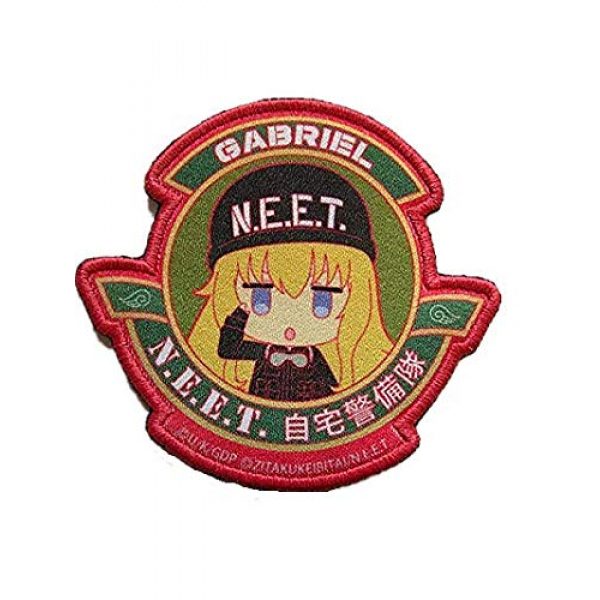 Embroidery Patch Airsoft Morale Patch 1 Japanese Anime Not Employment Embattled Team NEET Military Hook Loop Tactics Morale Patch