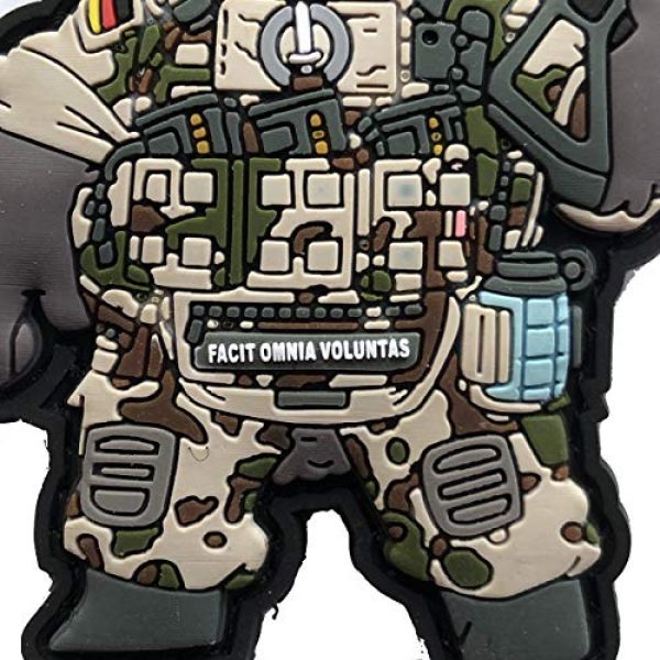 TacOpsGear Airsoft Morale Patch 4 Desert Commando German Bundeswehr Tactical Teddy Patch