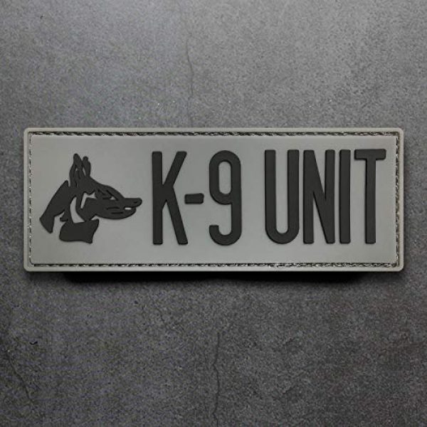 Morton Home Airsoft Morale Patch 5 Morton Home K-9 Unit 3D PVC Rubber Tactical Morale Badge Patches