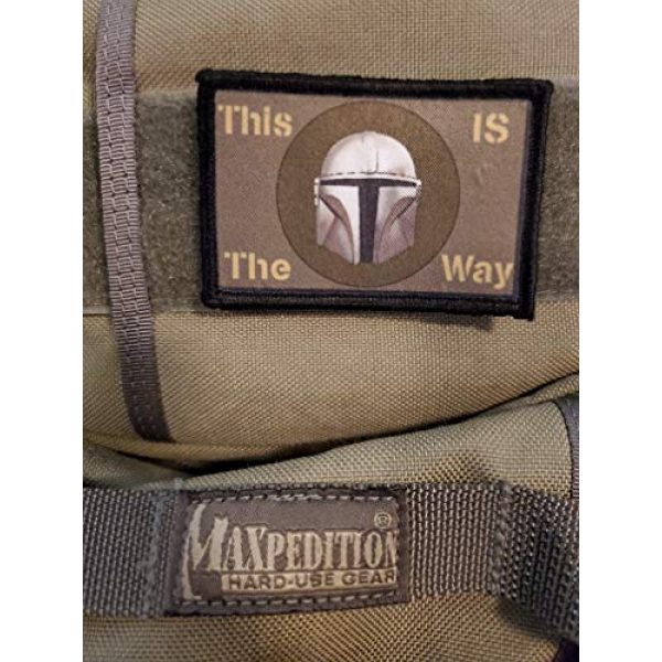 RedheadedTshirts Airsoft Morale Patch 2 2x3 This is The Way Mandalorian Tactical Morale Patch Tactical Military. 2x3" Hook and Loop Made in The USA