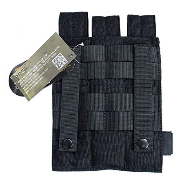ROCOTACTICAL Tactical Pouch 2 ROCOTACTICAL Tactical Molle Magazine Pouch, Open Top, Kriss Tactical Triple Mag Pouch, Molle Triple Tactical Mag Pouch