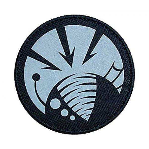 Embroidery Patch Airsoft Morale Patch 2 SCP Foundation Special Containment Procedures Foundation SCP Mobile Task Forces Gamma-6 Deep Feeders" Military Hook Loop Tactics Morale Reflective Patch