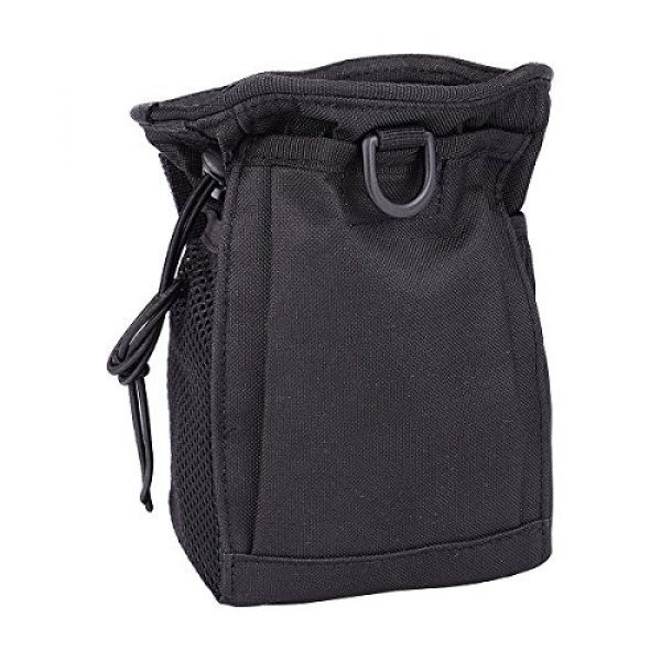 LiangGui Tactical Pouch 1 LiangGui MOLLE Drawstring Magazine Dump Pouch, Military Adjustable Belt Utility Fanny Hip Holster Bag Outdoor Pouch 1 Pcs
