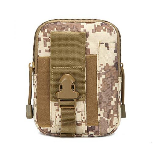 TacMac Tactical Pouch 2 TacMac 2 Pack Tactical MOLLE Modular Pouch Small Gear Bag for Backpack Belts Military Outdoor Compact Equipment for EDC Utility