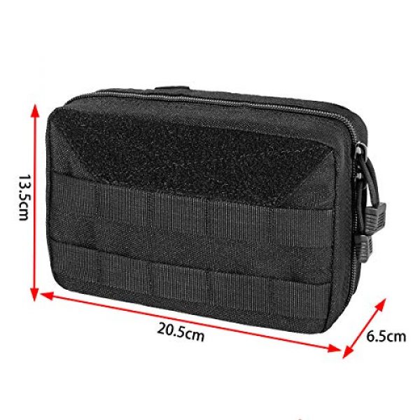 IronSeals Tactical Pouch 2 IronSeals Tactical Molle Tool Utility Accessory Admin Pouch Bag for Outdoor Sports Survival