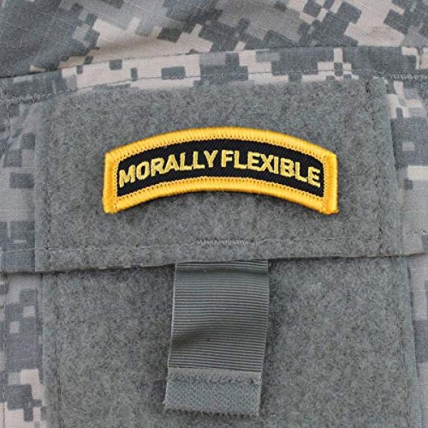 Violent Little Machine Shop Airsoft Morale Patch 2 "Morally Flexible" Morale Patch by Violent Little Machine Shop - Velcro