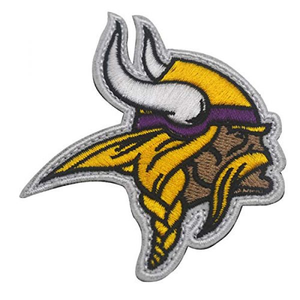 ODSP Airsoft Morale Patch 4 Embroidered Patch Football Team Logo Hook and Loop Fasteners Backing Patches Badge Emblem Sign Applique Tactical Morale Military Patch 2.76" x 1.38"