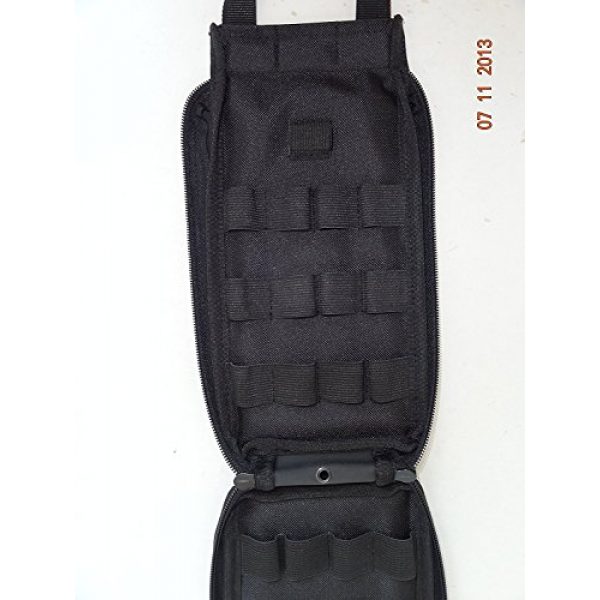 Explorer Tactical Pouch 3 Explorer 25 Shotgun Shell Carrier Pouch, Black, 10 x 3 x 5-Inch