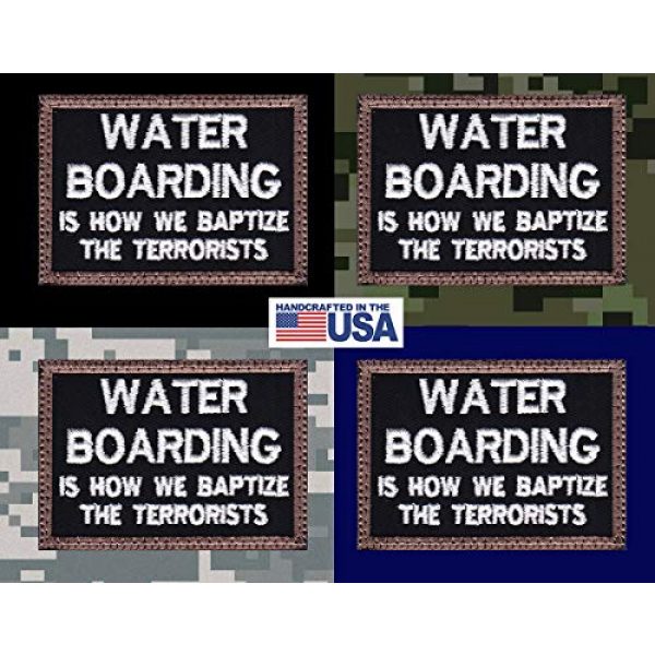 Tactical Patch Works Airsoft Morale Patch 3 Water Boarding Is How We Baptize The Terrorists Patch