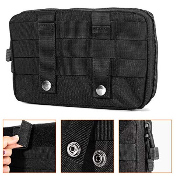 IronSeals Tactical Pouch 7 IronSeals Tactical Molle Tool Utility Accessory Admin Pouch Bag for Outdoor Sports Survival