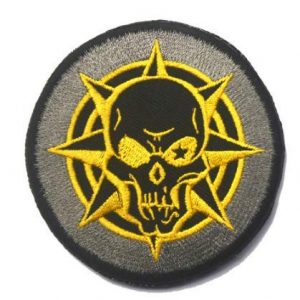Tactical Embroidery Patch Airsoft Morale Patch 1 CF Skull Embroidery Patch Military Tactical Morale Patch Badges Emblem Applique Hook Patches for Clothes Backpack Accessories