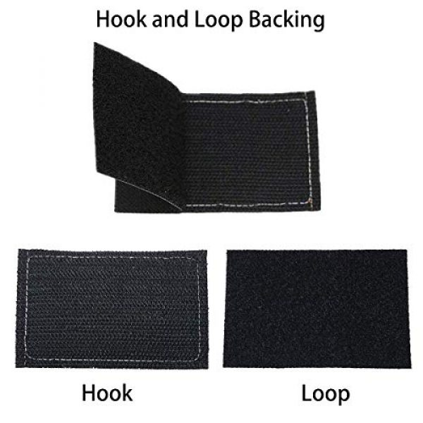 ODSP Airsoft Morale Patch 6 No Step On Snek Military Morale PVC Patch, Tactical Emblem Badges Appliques Hook and Loop Fasteners Backing, 3.15 x 1.97 Inch, Bubble of 2 Pieces