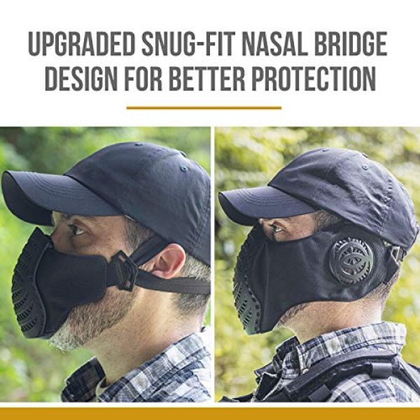 OneTigris Tactical Pouch 7 OneTigris MOLLE Gadget Pouch & Tactical Mask for Airsoft (Black)