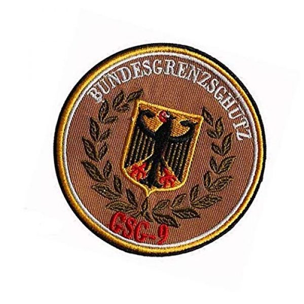 Embroidery Patch Airsoft Morale Patch 3 Germany Eagle German Bundesgrenzschutz GSG9 Military Hook Loop Tactics Morale Embroidered Patch