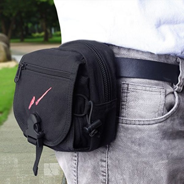 Niwalker Tactical Pouch 7 Niwalker Tactical EDC Pouch Utility Gadget Belt Waist Tool Bag Pack Holster Cell Phone Holster for Hiking Camping