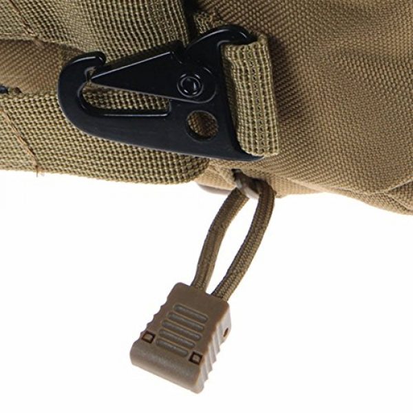 Norbi Tactical Pouch 2 Norbi 600D Tactical Molle 0.5-1L Volume Water Bottle Pouch Holder for Outdoor Activities
