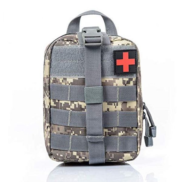ABCAMO Tactical Pouch 2 ABCAMO Outdoor Multifunctional Molle Medical EDC Tools Bag Medical First Aid Pouch
