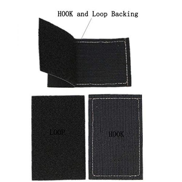 ODSP Airsoft Morale Patch 3 2 PCS Reflective US USA American Flag Patch, Tactical Morale Patches Hook and Loop Fastener Backing 3.15 x 1.97 inch (Right)