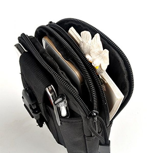 Onner Tactical Pouch 5 Tactical Molle D30 Waist Bags Pouch Multi-Purpose Compact EDC Utility Gadget Belt Waterproof Men Outdoor Sport Casual Waist Pack Army Military Small Bags Gear Tools Organizer