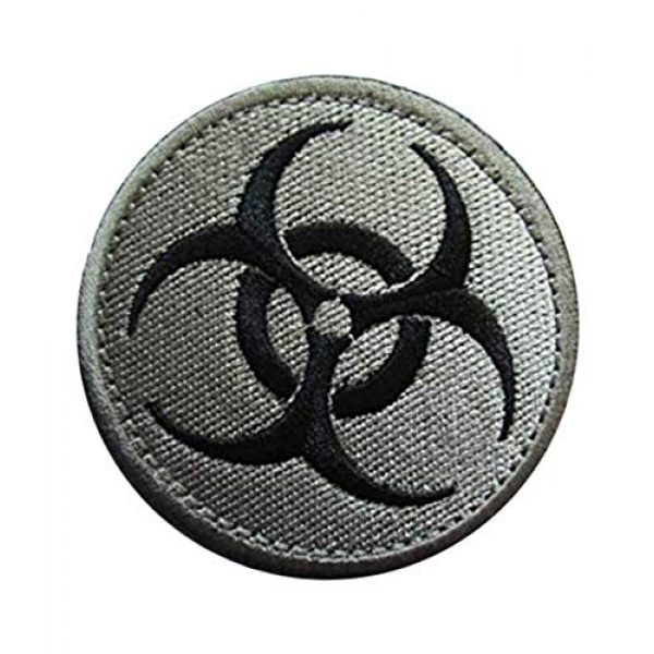 Embroidery Patch Airsoft Morale Patch 3 Resident Evil Biohazard Symbol Zombie Military Hook Loop Tactics Morale Embroidered Patch