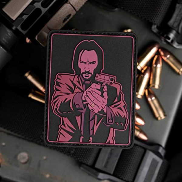 NEO Tactical Gear Airsoft Morale Patch 1 John Wick Baba Yaga On Target PVC Morale Patch - Hook Backed by NEO Tactical