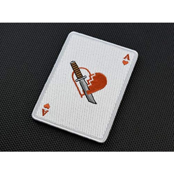 Empire Tactical USA Airsoft Morale Patch 2 Empire Tactical USA ACE Card Combat Heartbreak ONE Morale Military Patch 3.5" x 2"
