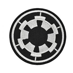 JFFCE Airsoft Morale Patch 1 Star Wars Morale Patch Tactical Military Morale Patches (Black/Gray)