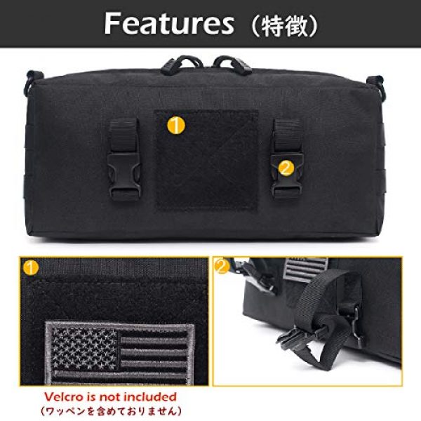 TRIWONDER Tactical Pouch 3 TRIWONDER Tactical Sling Bag Pack Molle Military Shoulder Bag Backpack Messenger Bag Utility Shoulder Satchel