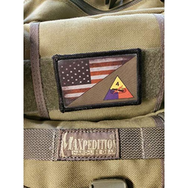 RedheadedTshirts Airsoft Morale Patch 2 4th Armored Division Morale Patch Tactical Military by RedheadedTshirts. Made in The USA!