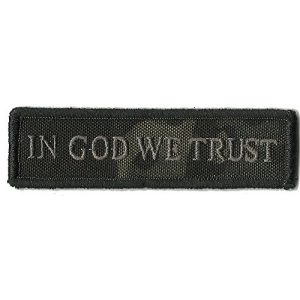 Gadsden and Culpeper Airsoft Morale Patch 1 MULTICAM-BLACK In God We Trust - Tactical Morale Patch