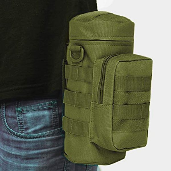 AOCK Tactical Pouch 4 AOCK Tactical Molle Water Bottle Pouch for Outdoor Travel Activities Military Camping Hiking Bag Outdoor Bag