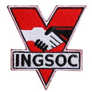 Embroidery Patch Airsoft Morale Patch 1 from Our TIV Range - 1984 INGSOC Military Hook Loop Tactics Morale Embroidered Patch