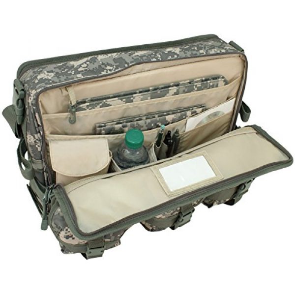 Mercury Tactical Gear Tactical Pouch 4 Mercury Tactical Gear Code Alpha Computer Messenger Bag with Molle Pouches, Camouflage, Army Digital Camoufalge, One Size