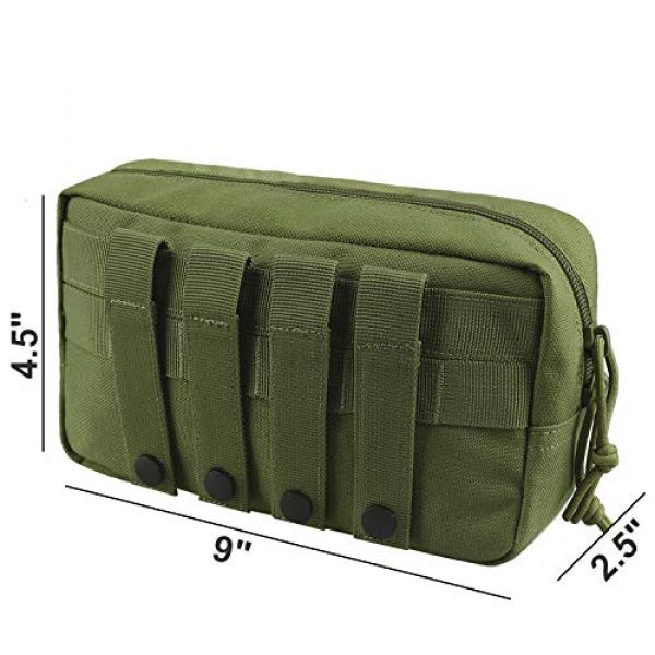 AMYIPO Tactical Pouch 2 AMYIPO MOLLE Pouch Multi-Purpose Compact Tactical Waist Bags Utility Pouch