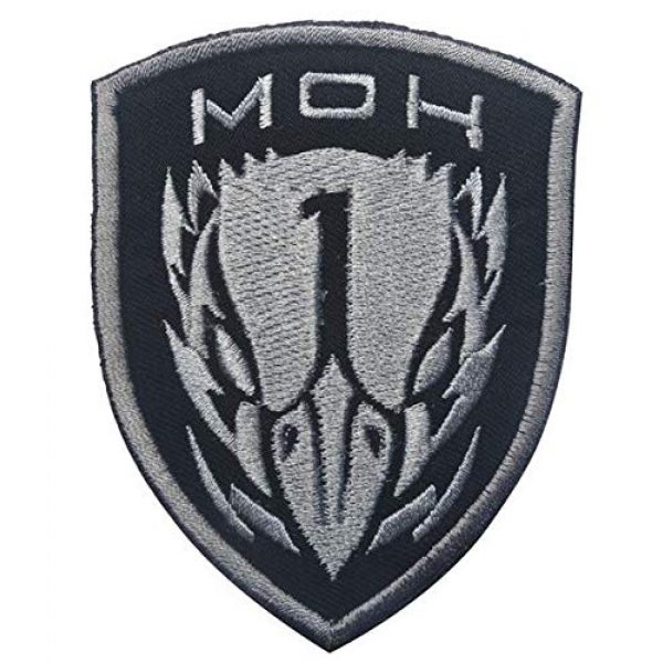 Tactical Embroidery Patch Airsoft Morale Patch 1 Blackbird Medal of Honor MOH Tactical Embroidery Patch Hook & Loop Morale Patch Military Patch for Clothing Accessory Backpack Armband