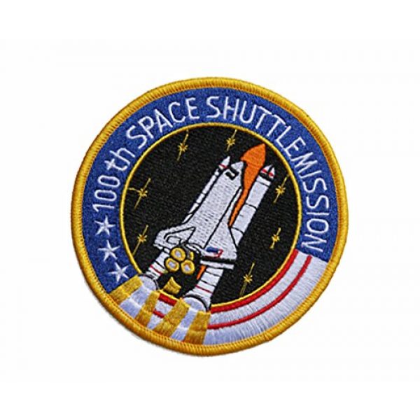 WZT Airsoft Morale Patch 2 WZT 4 Pcs Tactical Flag Patch - Combination USA NASA Patch Embroidered Morale Lot Military Embroidered Patches