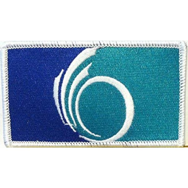 Fast Service Designs Airsoft Morale Patch 1 Ottawa Canada Flag Embroidered Patch with Hook and Loop MC Biker Morale Patriotic Canadian Emblem. White Border #20