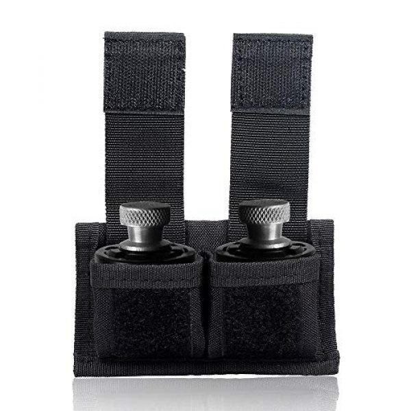 ACKEIVTO Tactical Pouch 4 Speedloader Pouch Case Holder Nylon Tactical Double Speedloader