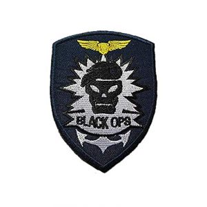 Embroidery Patch Airsoft Morale Patch 1 Call of Duty Black Ops Military Hook Loop Tactics Morale Embroidered Patch