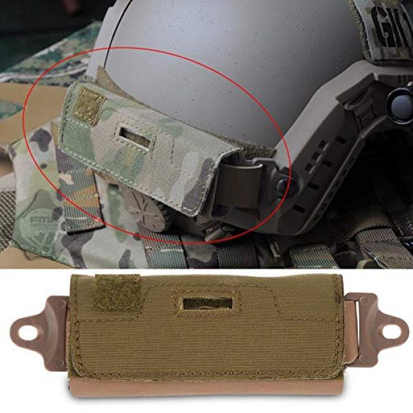 SOONHUA Tactical Pouch 5 SOONHUA Helmet Accessory Bag Counterweight Bag Rail Counter Weight Pouch with Helmet Accessories for Outdoor Sport OPS/Fast/BJ/PJ/MH