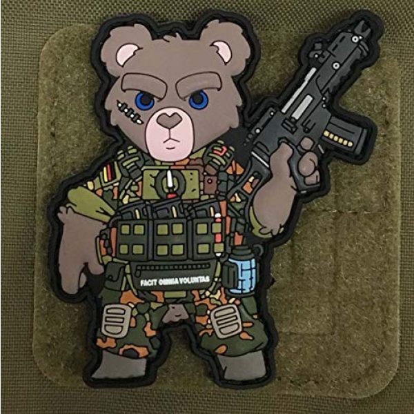 TacOpsGear Airsoft Morale Patch 2 PATCHLAB Army Police Patriot Soldier Veteran Teddy Patch