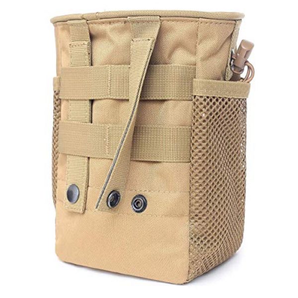 Hupan Tactical Pouch 2 Hupan Tactical Molle Drawstring Magazine Dump Pouch Ammo Pouch, Adjustable Military Utility Belt Fanny Hip Holster Bag