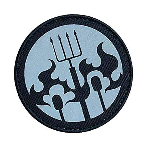 Embroidery Patch Airsoft Morale Patch 2 SCP Foundation Special Containment Procedures Foundation SCP Mobile Task Forces Epsilon-6 Village Idiots" Military Hook Loop Tactics Morale Reflective Patch