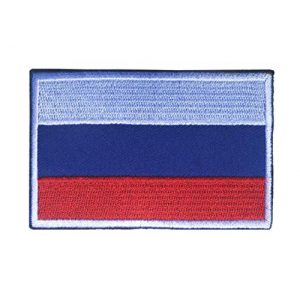 Tactical Embroidery Patch Airsoft Morale Patch 1 Russia Flag Embroidery Patch Military Tactical Morale Patch Badges Emblem Applique Hook Patches for Clothes Backpack Accessories