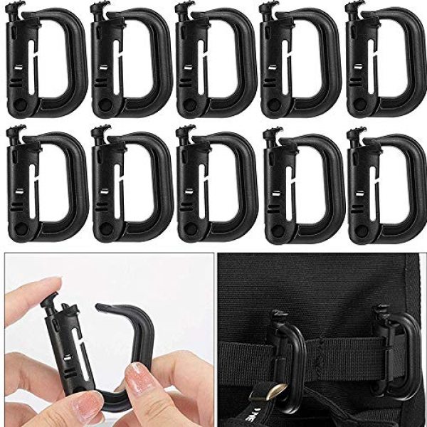 Gogoku Tactical Pouch 6 Gogoku Molle Pouch 2 Packs Tactical Molle Pouches Compact Utility EDC Waist Bag Pack with 10 D Ring Clip