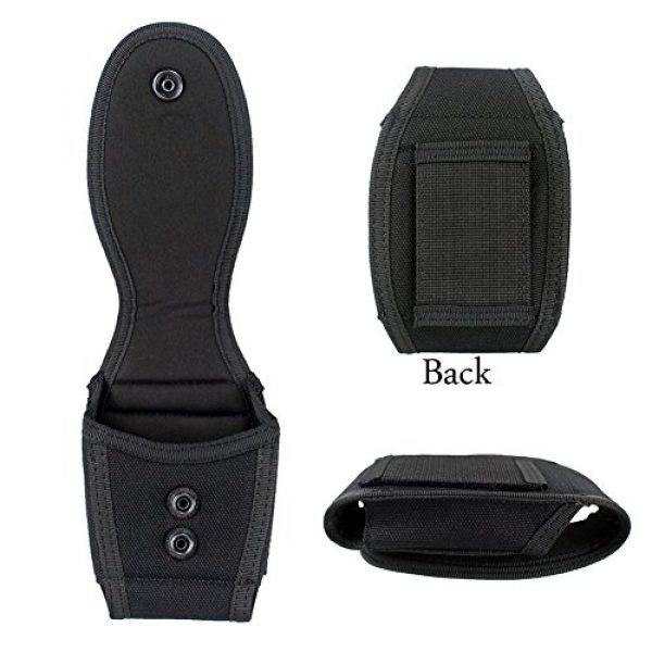 CyberDyer Tactical Pouch 4 CyberDyer Handcuff Holder Law Enforcement Military Standard Handcuff Pouch Belt Loop Black Handcuff Case