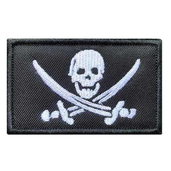 Antrix Airsoft Morale Patch 1 Antrix Pirate Jolly Roger Military Emblem Badge Patch Hook & Loop Pirate Flag Tactical Patch