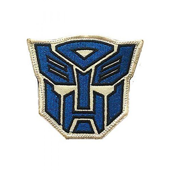Embroidery Patch Airsoft Morale Patch 1 Superhero Transformers Autobot Military Hook Loop Tactics Morale Embroidered Patch