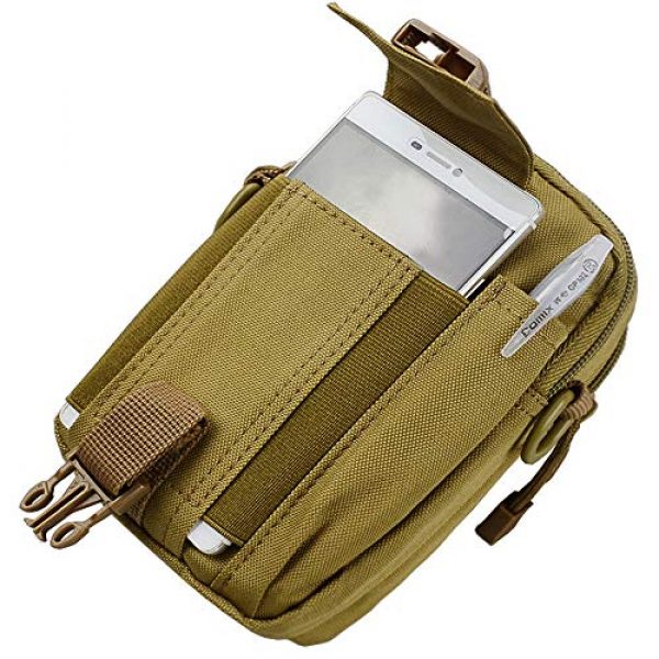 LIUYIJIE Tactical Pouch 7 LIUYIJIE Outdoor Waist Bag Tactical Pouch Hiking Camping Cycling Trekking Multipurpose Utility Gadget Belt Waist Bag Cell Phone Holster